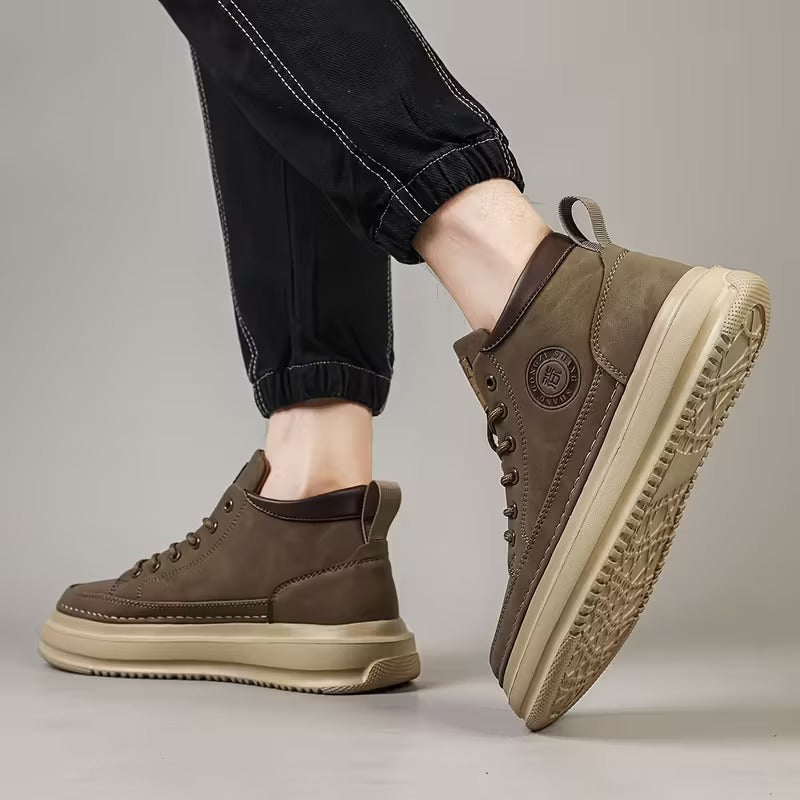 Herren Boots Mit Orthopädischer Unterstützung, Ergonomischer Innensohle Und Rutschfester Sohle