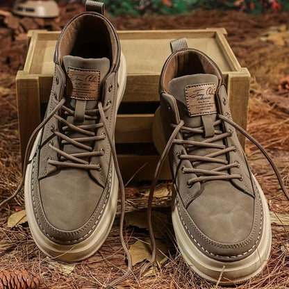 Herren Boots Mit Orthopädischer Unterstützung, Ergonomischer Innensohle Und Rutschfester Sohle