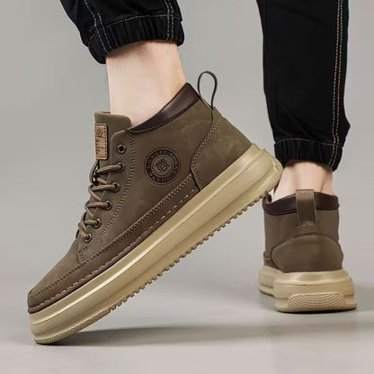 Herren Boots Mit Orthopädischer Unterstützung, Ergonomischer Innensohle Und Rutschfester Sohle