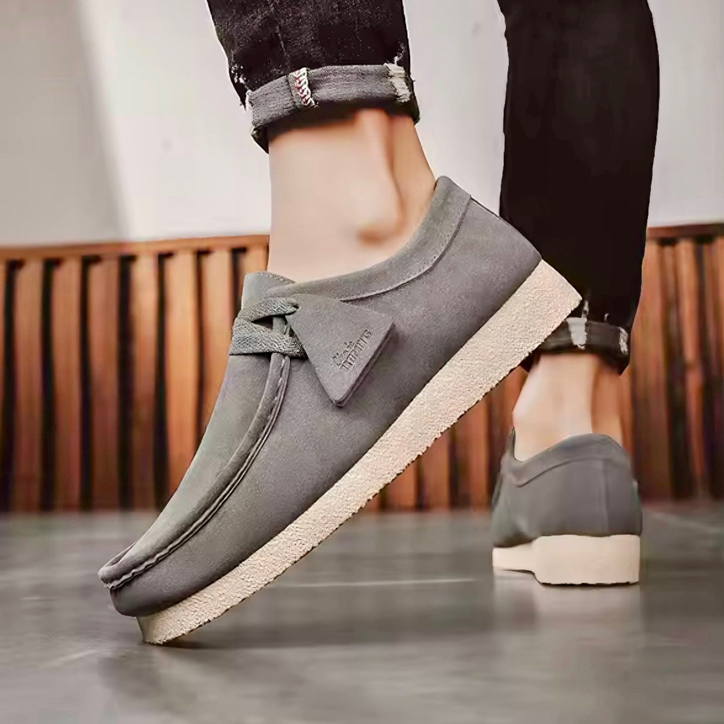 Men's Slip-On Loafer Faux Suede Padded Sole