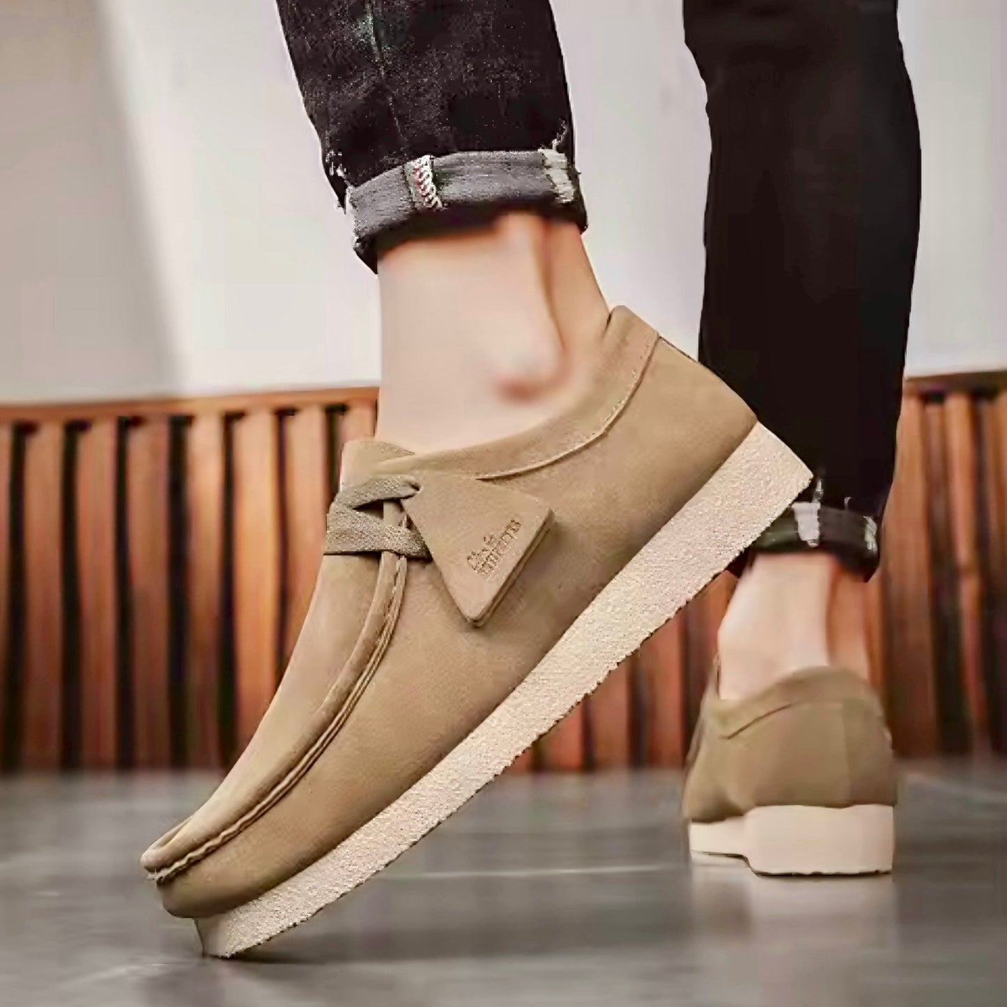 Men's Slip-On Loafer Faux Suede Padded Sole
