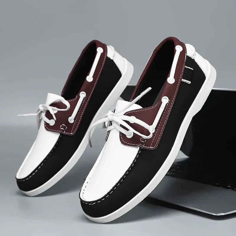 Men's Slippers Upper Eco Slip-On Contrast Stitch Lightweight Sole