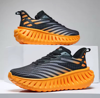 Herren-Sneaker mit Ripple-Sohle Leichtes Atmungsaktives Obermaterial