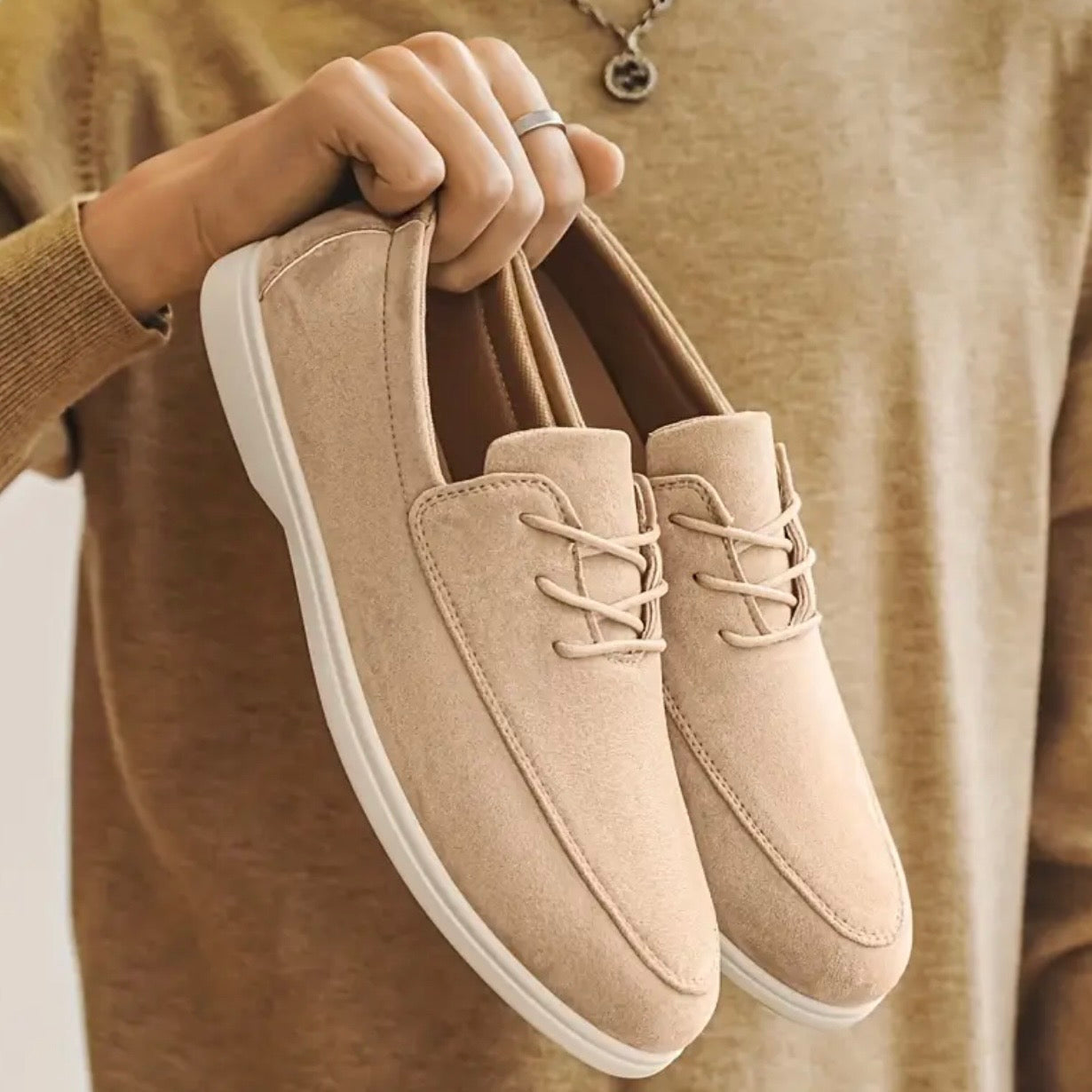 Herren Loafer Mit Gepolsterter Innensohle Und Rutschfester Sohle