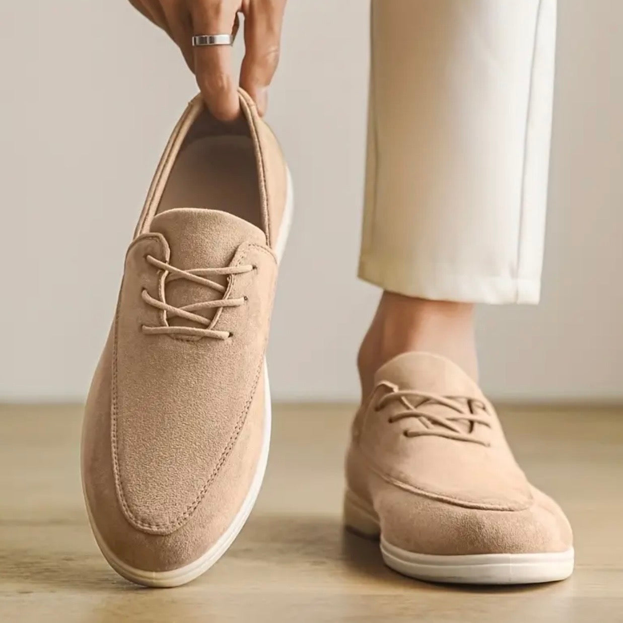 Herren Loafer Mit Gepolsterter Innensohle Und Rutschfester Sohle