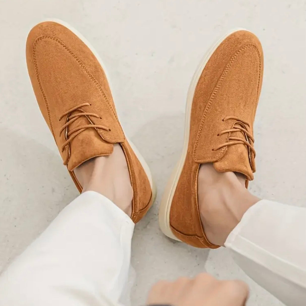 Herren Loafer Mit Gepolsterter Innensohle Und Rutschfester Sohle