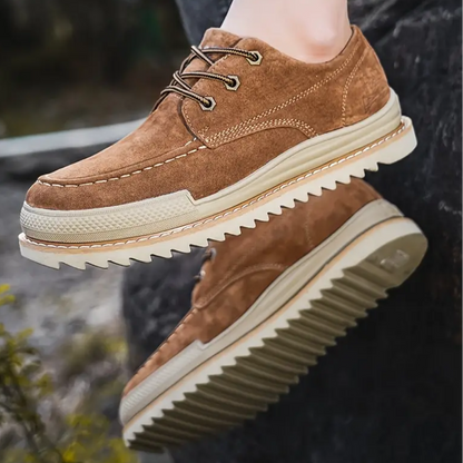 Herren Boots Aus Wildleder Mit Moc-Toe, EVA-Mittelsohle Und Gummisohle