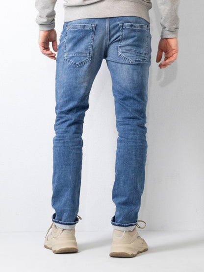 Herren Slim Fit Jeans Mit Fünf-Taschen-Design