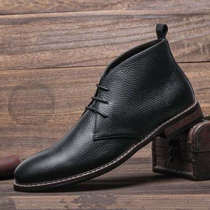 Herren Chukka-Boots Handgenäht Mit Gepolsterter Innensohle Und Gummisohle