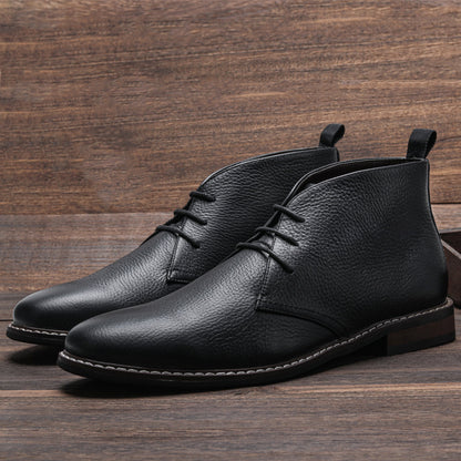 Herren Chukka-Boots Handgenäht Mit Gepolsterter Innensohle Und Gummisohle