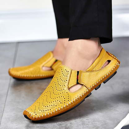 Herren Sommersandalen Atmungsaktives Design Verstellbarer Riemen Leichtes Design