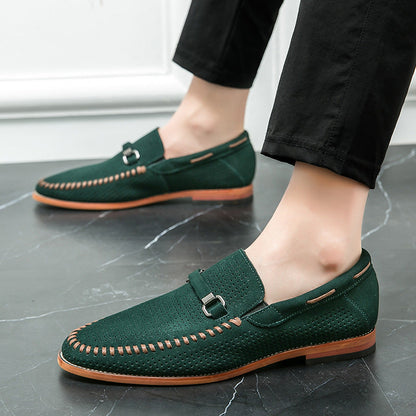 Herren-Loafer, Perforiertes Obermaterial, Gepolstertes Innenfutter, Metallakzente