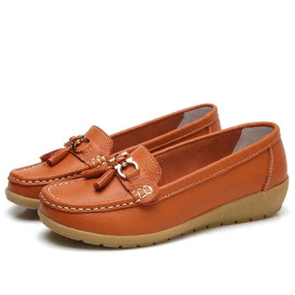 Women's Orthopedic Moccasin with Arch Support and Non-Slip Sole