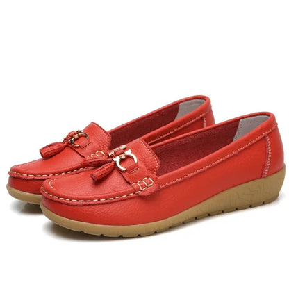 Women's Orthopedic Moccasin with Arch Support and Non-Slip Sole