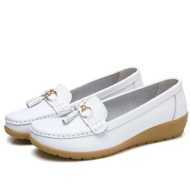 Women's Orthopedic Moccasin with Arch Support and Non-Slip Sole
