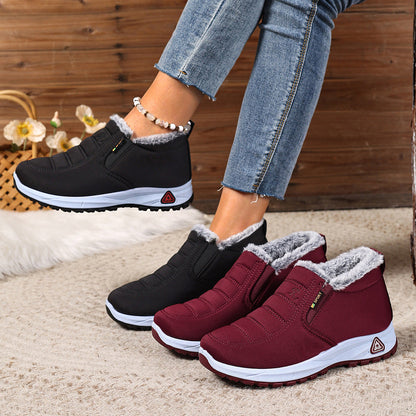 Bequemer Winter-Sneaker für Damen in der Ansicht von oben