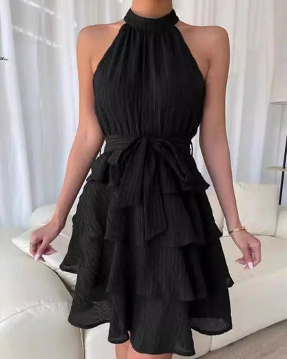 Damen Ärmelloses Fließendes Sommerkleid – Lockere Silhouette