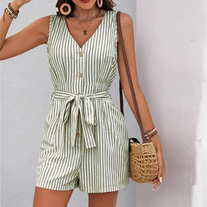 Damen Jumpsuit mit Trägerlosem V Ausschnitt – Weites Bein Elegante Silhouette