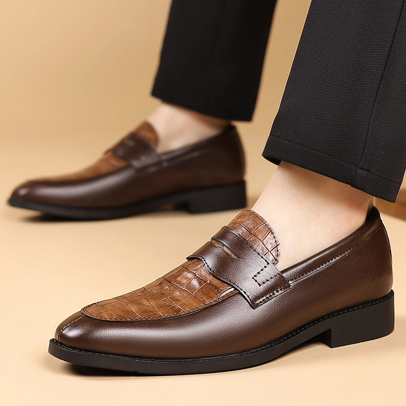 Herren Schuhe Monk-Strap Geprägtes Muster Slip-On