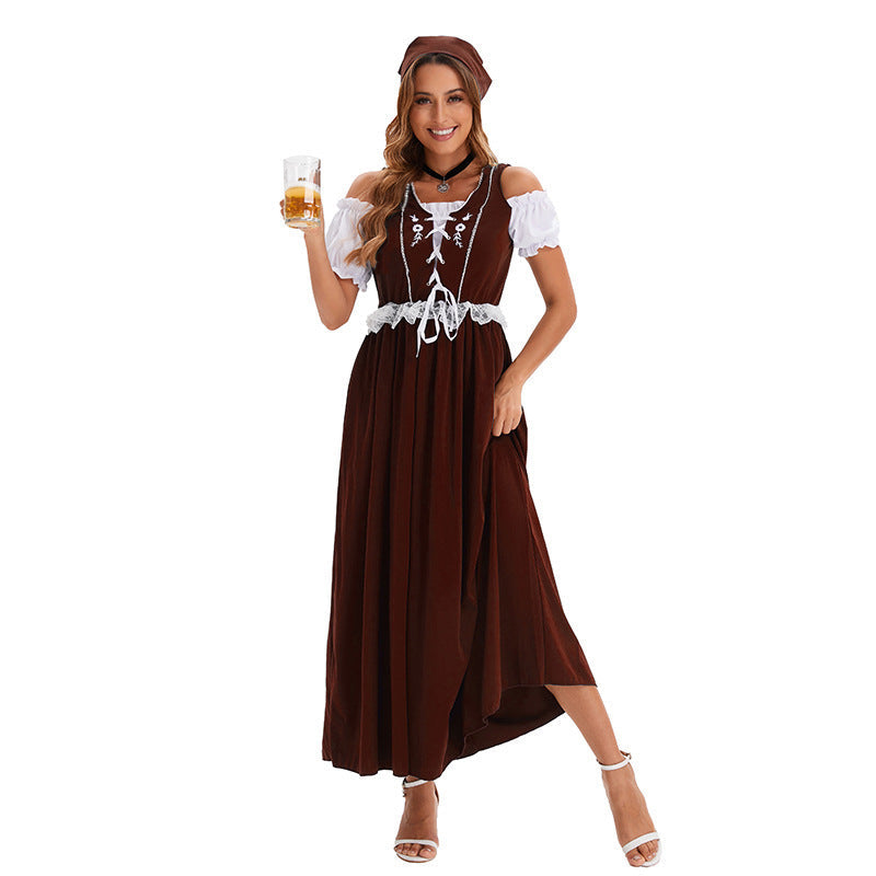 Festliches langes Dirndlkleid für Volksfeste und besondere Anlässe