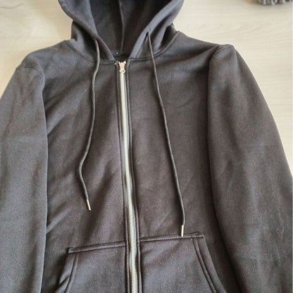 Herren Oversize Zip Hoodie Und Relaxed Sweatpants Set
