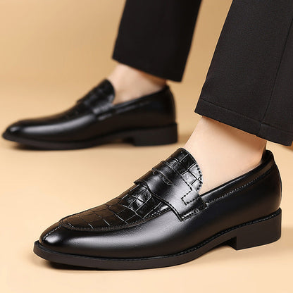 Herren Schuhe Monk-Strap Geprägtes Muster Slip-On