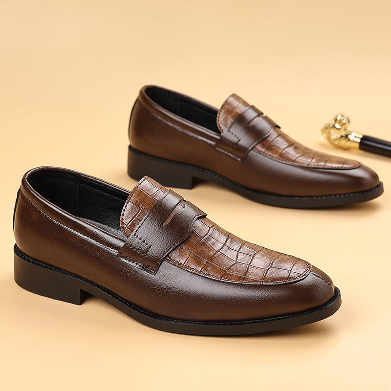 Herren Schuhe Monk-Strap Geprägtes Muster Slip-On