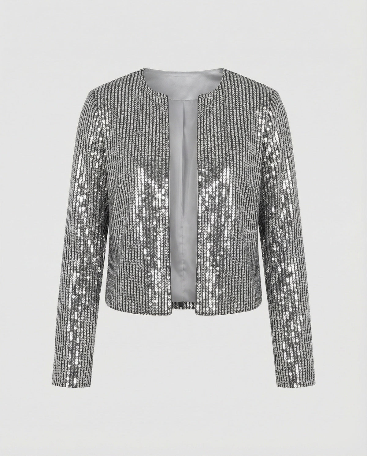 Damen Strickjacke Mit Glitzereffekt