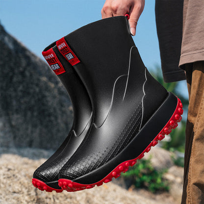 Herren-Gummistiefel als robuste Schuhe für Regenwetter