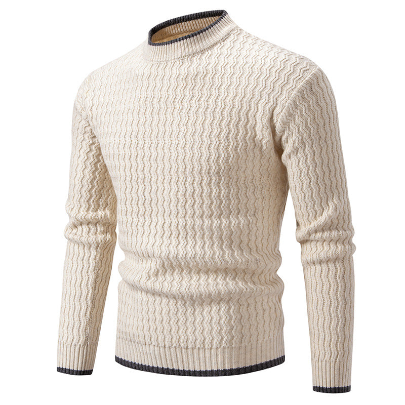 Men's Sweater Loose Fit Long Sleeve Solid Colors – Cotton Blend