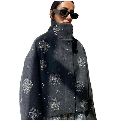 Bequeme Damenjacke mit modernem Oversize-Fit