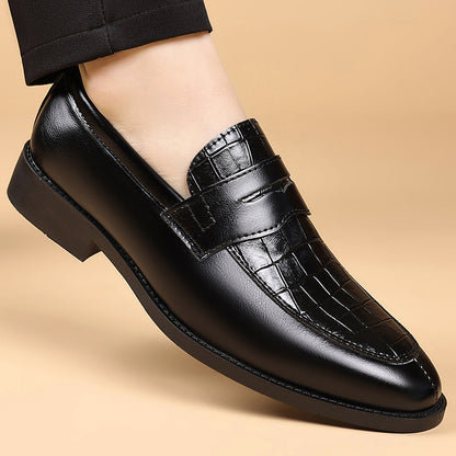 Herren Schuhe Monk-Strap Geprägtes Muster Slip-On