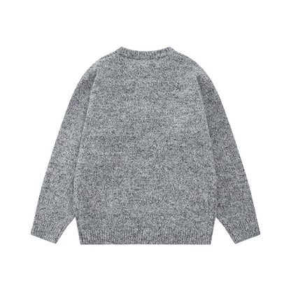 Herrenpullover mit halbem Reissverschluss für den Alltag