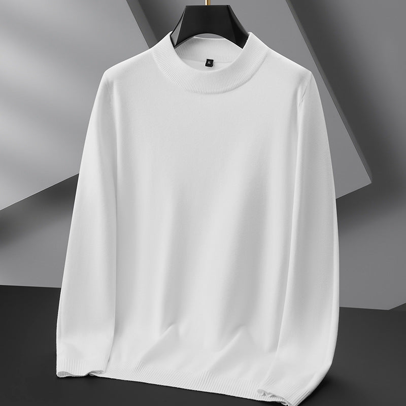 Men's Knit Sweater with Light and Soft Texture