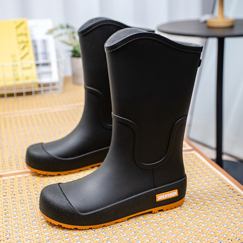 Damen-Gummistiefel mit funktionaler Profilsohle für den Alltag