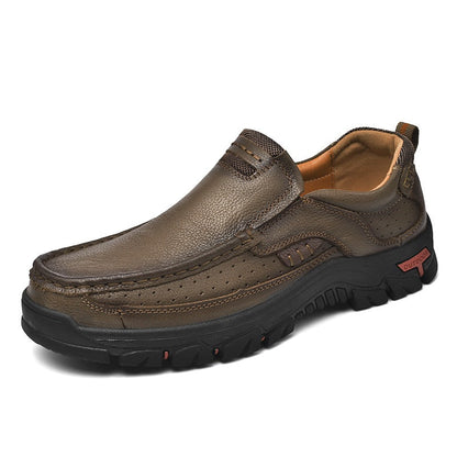 Herrenstiefel Zum Hineinschlüpfen, Fußgewölbeunterstützung, Rutschfeste Sohle, Strukturierte Passform