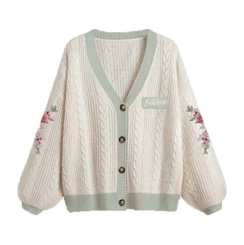 Damen-Cardigan in Oversize-Passform mit langen Ärmeln