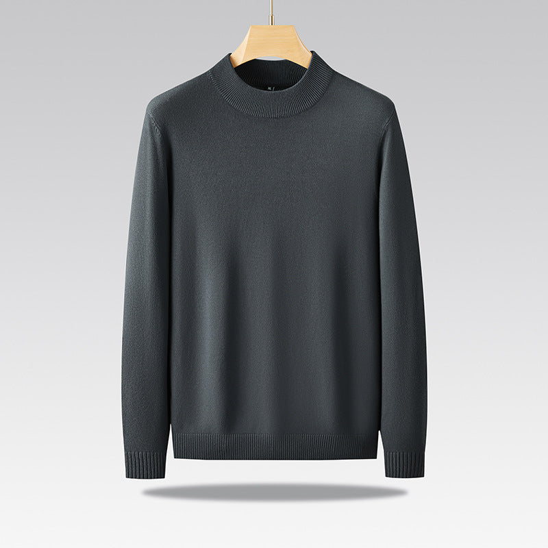 Men's Knit Sweater with Light and Soft Texture