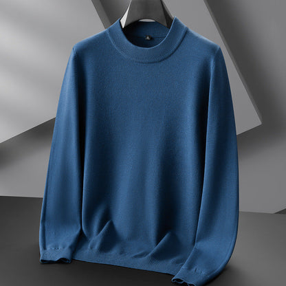 Men's Knit Sweater with Light and Soft Texture