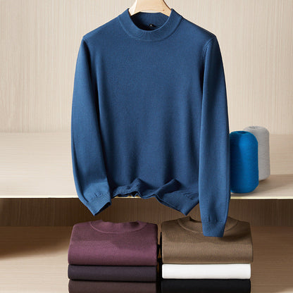 Men's Knit Sweater with Light and Soft Texture