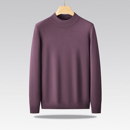 Men's Knit Sweater with Light and Soft Texture