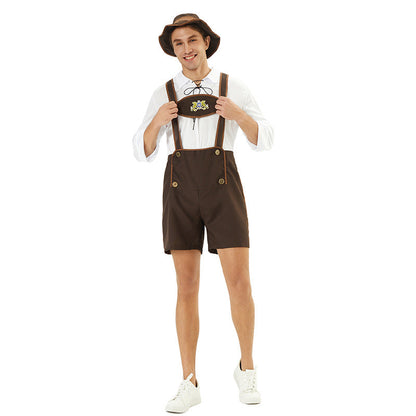 Kurze Lederhose für Herren im traditionellen Trachtenstil
