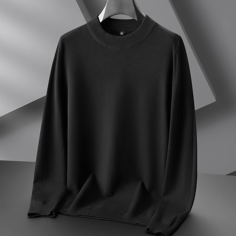 Men's Knit Sweater with Light and Soft Texture
