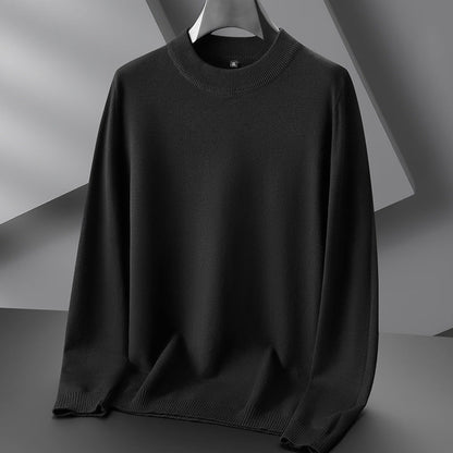 Men's Knit Sweater with Light and Soft Texture