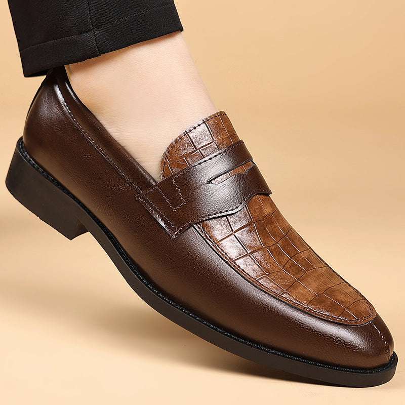 Herren Schuhe Monk-Strap Geprägtes Muster Slip-On