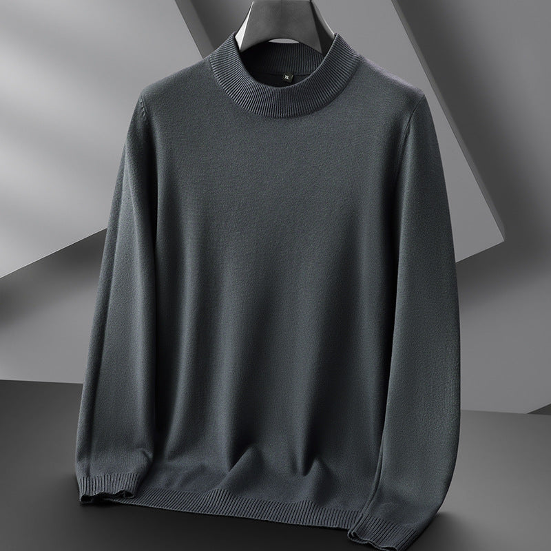 Men's Knit Sweater with Light and Soft Texture