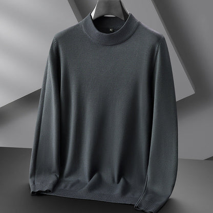 Men's Knit Sweater with Light and Soft Texture