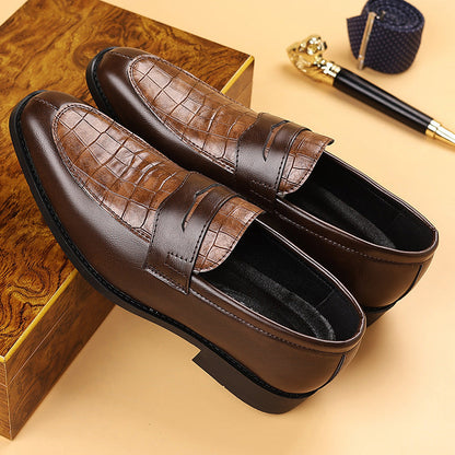 Herren Schuhe Monk-Strap Geprägtes Muster Slip-On