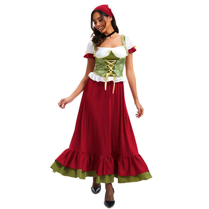 Detailansicht des verstellbaren Corsagenmieders am Damen-Dirndl