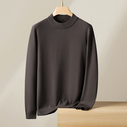 Men's Knit Sweater with Light and Soft Texture